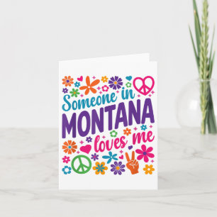 Carte Quelqu'un dans le Montana m'aime _1