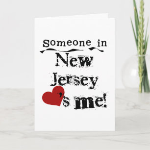 Carte Quelqu'un dans le New Jersey m'aime