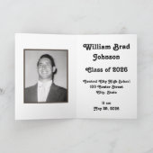 Carte Quelqu'un est diplômé Who Who Hulotte dans l'arbre (Intérieur)