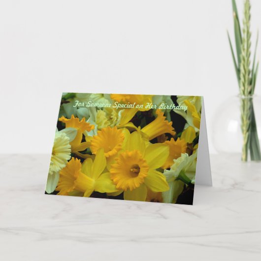 Carte Quelqu'un spécial sur son anniversaire (Devant)