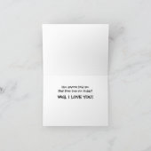 Carte Quelqu'Un Vous A-T-Il Dit ? (Intérieur)