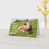 CARTE QU'EST-CE QUE C'EST QUE DE TOURNER **60** DEMANDE  (Fleur jaune)