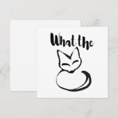 Carte Qu'est-ce que le RENARD!? (Devant / Derrière)