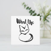 Carte Qu'est-ce que le RENARD!? (Debout devant)