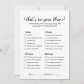 Carte Qu'est-ce que sur votre téléphone douche nuptiale (Devant)