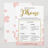 Carte Qu'est-ce que vous avez sur votre téléphone | Pail (Devant / Derrière)