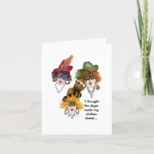 Carte Qu'est-ce qui a rétréci mes vêtements, sèche-linge