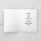 CARTE "QU'EST-CE QU'UNE MÈRE" - L'ANNIVERSAIRE DE MME (Intérieur)