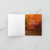 Carte Question humoristique sur l'automne (Intérieur)