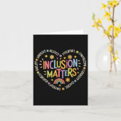 Carte Questions d'inclusion Éducation spéciale Enseignan (Fleur jaune)