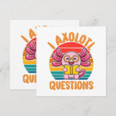 Carte Questions sur l'Axolotl (Devant / Derrière)