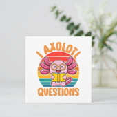 Carte Questions sur l'Axolotl (Debout devant)