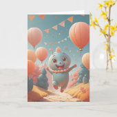 Carte Quête d'anniversaire pixelisée (Fleur jaune)