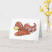 Carte Queue de homard (Fleur jaune)