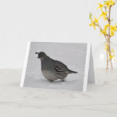 Carte Queue de neige (Fleur jaune)