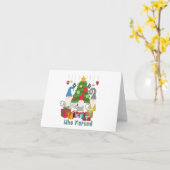 Carte Qui a élevé les elfes de Noël (Fleur jaune)