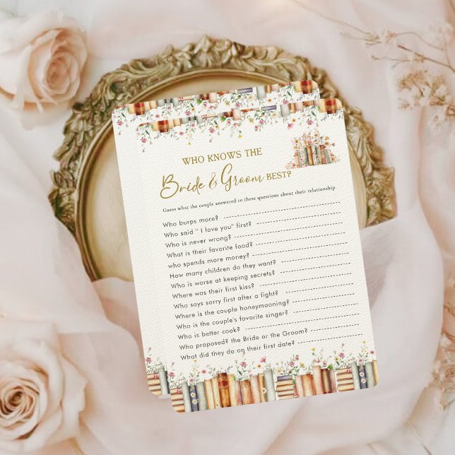 Carte Qui connaît la mariée et la chambre meilleure part (Créateur téléchargé)