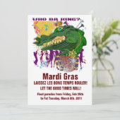 Carte Qui Da Mardi Gras King (Debout devant)