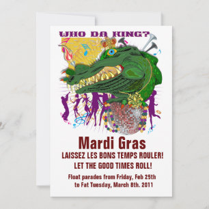 Carte Qui Da Mardi Gras King