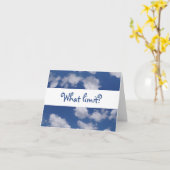 Carte Qui dit "le ciel est la limite" ? (Fleur jaune)