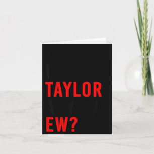 Carte Qui est Taylor Ew_ Fille Taylor Prénom Groovy