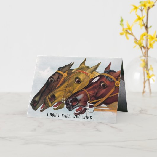 Carte Qui gagne personnalisé ? (Fleur jaune)