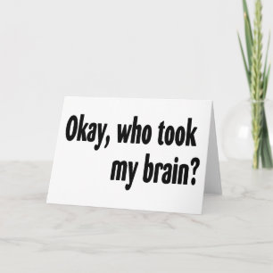 Carte Qui M'A Pris Le Cerveau
