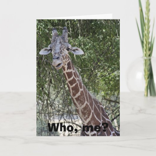 Carte Qui, moi ? (Devant)