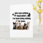 Carte qui ne dit rien d'impossible_ Je fais (Fleur jaune)