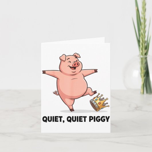 Carte Quiet Ggy Funny Litical Meme Anti-trump Design  (Devant)