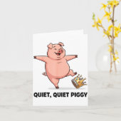 Carte Quiet Ggy Funny Litical Meme Anti-trump Design  (Fleur jaune)