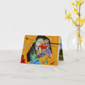 Carte Quiet Harmony Wassily Kandinsky (Fleur jaune)