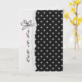 Carte qu'il soit une citation de pois blancs (Fleur jaune)