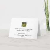 Carte Qu'il y ait la paix sur terre... (Dos)