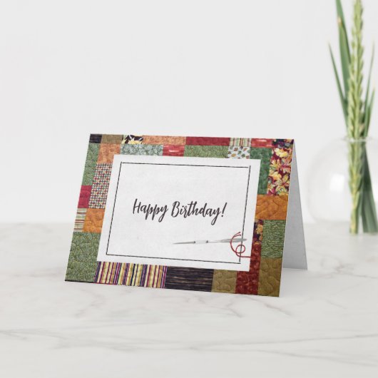 Carte Quilt d'automne (Devant)