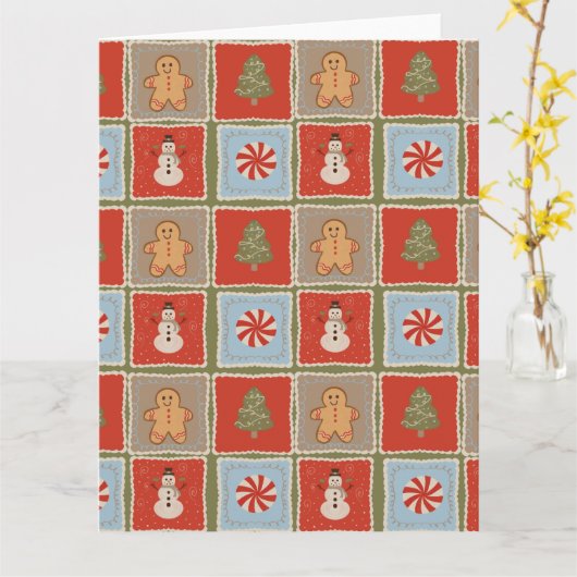 Carte Quilted Christmas Tile Wallpaper (Fleur jaune)