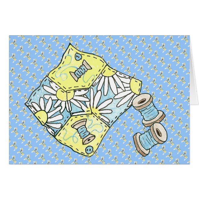 Carte Quilter (Devant horizontal)