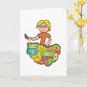 Carte Quilting (homonymie) (Fleur jaune)