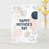 Carte Quirky and fun Mothers Day Card (Fleur jaune)