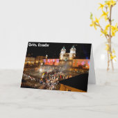 Carte Quito (Fleur jaune)