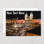 Carte Quito, Ecuador (Devant / Derrière)