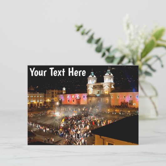 Carte Quito, Ecuador (Debout devant)