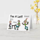 Carte Quitter le travail (Fleur jaune)