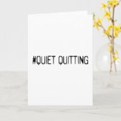 Carte Quitter tranquillement (Fleur jaune)