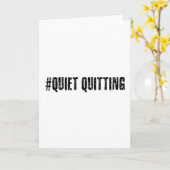 Carte Quitter tranquillement (Fleur jaune)