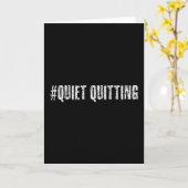 Carte Quitter tranquillement (Fleur jaune)