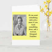 Carte Quota de Margaret Thatcher (Fleur jaune)