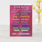 Carte Quotable pour toute occasion. (Fleur jaune)