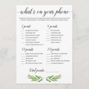 Carte Qu'y a-t-il sur votre Baby shower de téléphone Feu