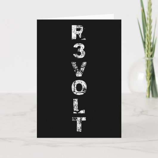 Carte R3volt - Résister - Rantiwork (Devant)